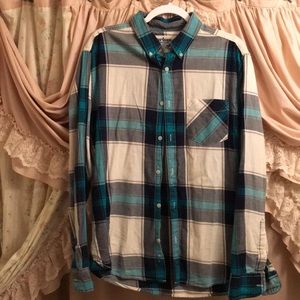 Long sleeve plaid button up